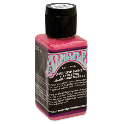 Alpha6 AlphaFlex Airbrush Textile and Leather Paint - Dark Pink, 2.5 oz