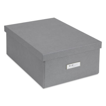 Bigso Collapsible Box - Katia, Grey, 11.3" x 15.4"