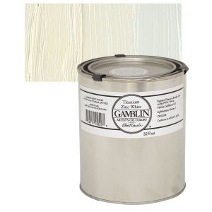 Gamblin Artist's Oil Color - Titanium-Zinc White, 32 oz Can