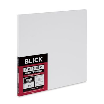 Open in modal - Blick Premier Artists' Panel - Flat, 3/8", 8" x 8" side view