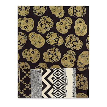 Open in modal - Nepalese Collection Lokta Paper - Front of Black/Cream Package
