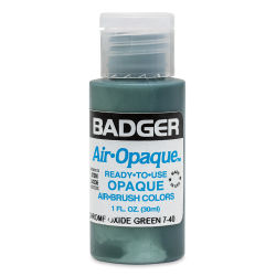 Badger Air-Opaque Airbrush Color - 1 oz, Chromium Oxide Green