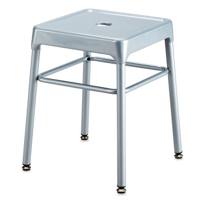 Safco Steel Guest Bistro Stool - Silver