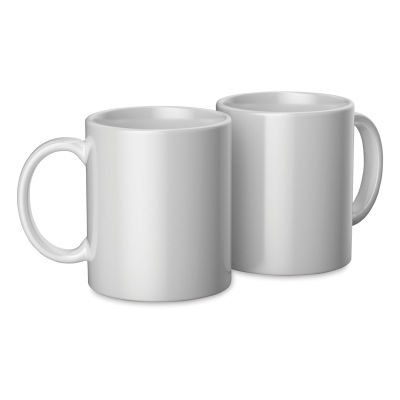 Cricut Mug Blanks - 12 oz, White, Package of 2 (Out of packaging)