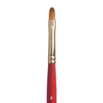 Princeton Velvetouch Series 3900 Synthetic Brush - Blooms, Long Handle,  Size 12 