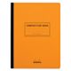 Rhodia Composition Book - Orange, 9-7/8" x 7-1/2", 80 Sheets (front cover)