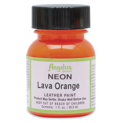 Angelus Leather Paint - Neon Lava Orange