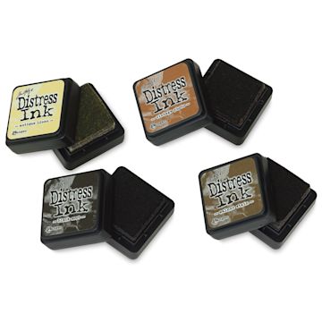 Open in modal - Ranger Tim Holtz Distress Ink Pad Sets - Assortment 3 of Mini pads all open