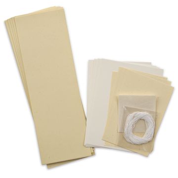 Open in modal - Japanese Stab Binding Book Kit - Components for three 4" x 6" Books