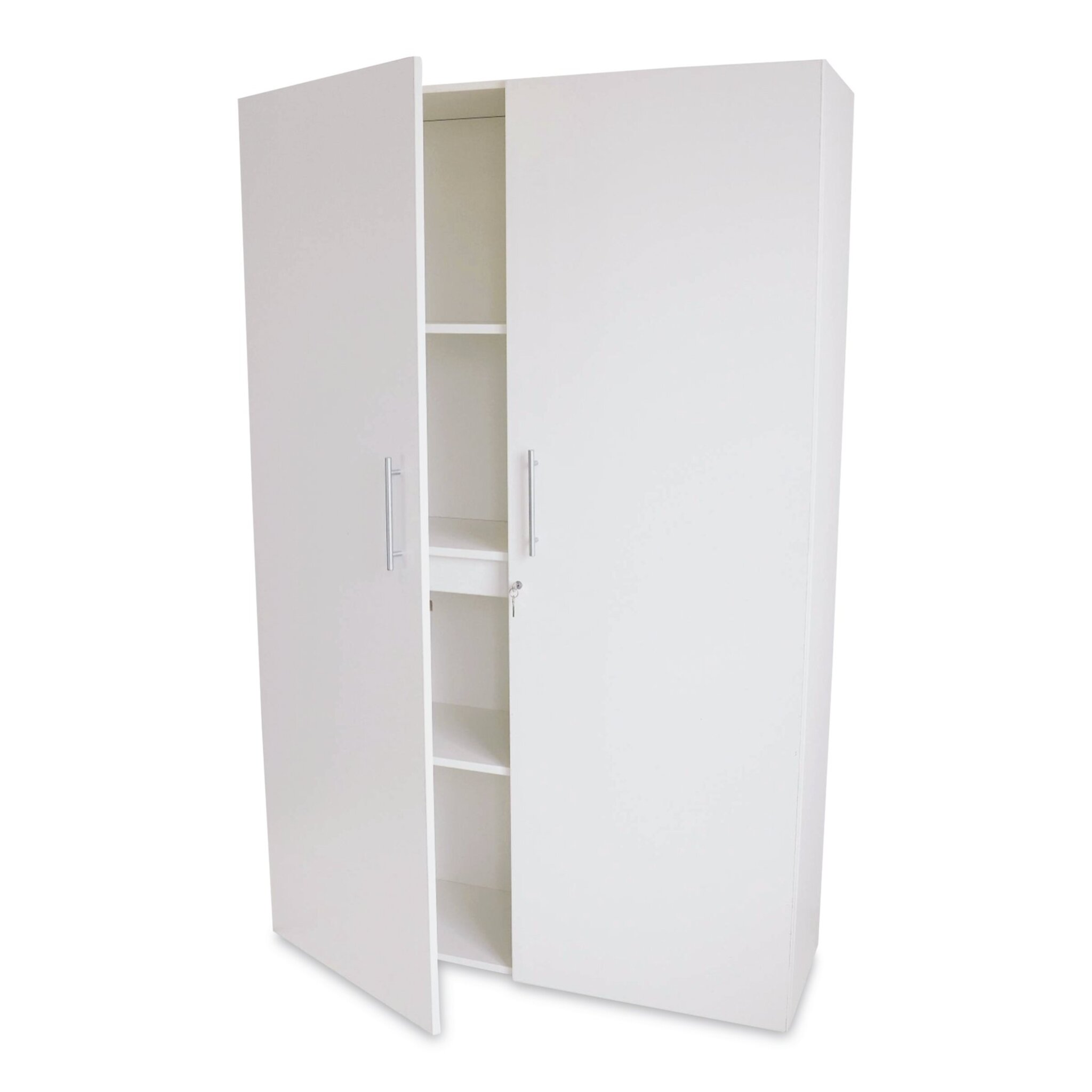 White Wall Collection 12 Cubby Backpack Storage Cabinet - NextGen