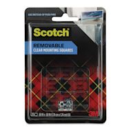 Scotch Removable Clear Mounting Squares