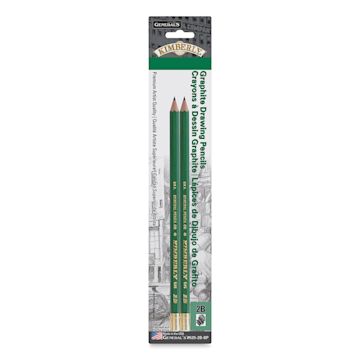 Open in modal - General's Kimberly Graphite Pencil - 2B, Pkg of 2, front of the packaging