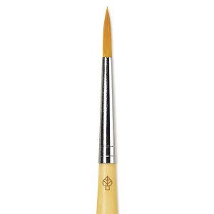 Da Vinci Junior Synthetic Brush - Round, Short Handle, Size 4