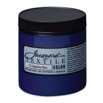Jacquard Textile Color - Sapphire  Blue, 8 oz jar