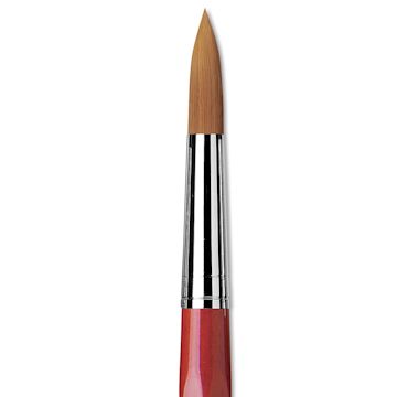 Open in modal - Da Vinci Cosmotop Spin Brush - Round, Short Handle, Size 18 close up