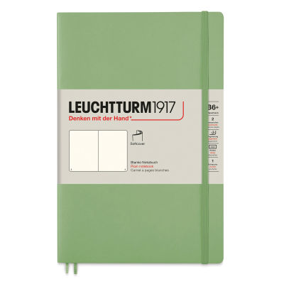 Leuchtturm1917 Blank Softcover Notebook - Sage, 5" x 7-1/2"