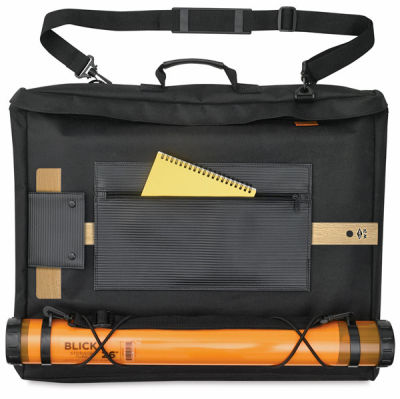 Start S2000 Softside Backpack Portfolio - Side view filled with accessories, not included