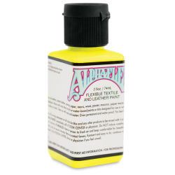 Alpha6 AlphaFlex Textile and Leather Paint - Electroshock Yellow, 74 ml, Bottle