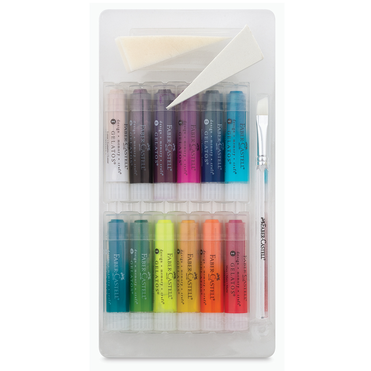 Gelatos water-soluble crayons, gift set, 33 pieces