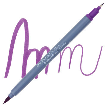 Faber-Castell Goldfaber Aqua Dual Marker - 284 Purple (swatch and marker)