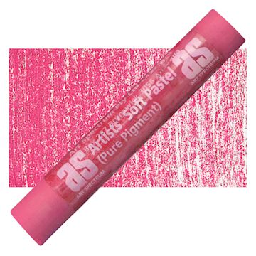 Open in modal - Art Spectrum Artists' Soft Pastel - Permanent Rose 514P pastel and swatch