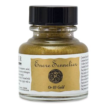 Open in modal - Sennelier Shellac Ink - 30 ml, Gold