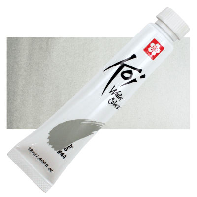 Sakura Koi Watercolor - Gray, 12 ml, Tube with Swatch