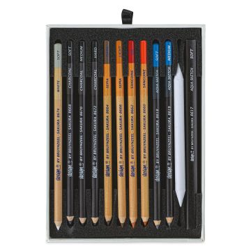 Bruynzeel Design Pastel Pencils - Specialty Pencils, Set of 12 (set contents)