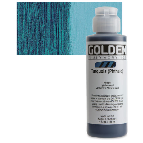 Fluid Acrylic - Teal, 4 oz.