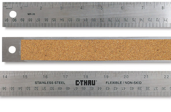 Westcott Flexible Stainless Steel Ruler - 36