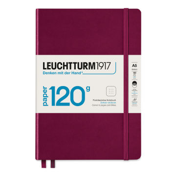 Leuchtturm1917 Edition 120G Notebook - Port Red, 5-3/4" x 8-1/4", Dotted