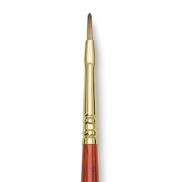 Open in modal - Blick Master Synthetic Brush - Filbert, Long Handle, Size 1, close-up