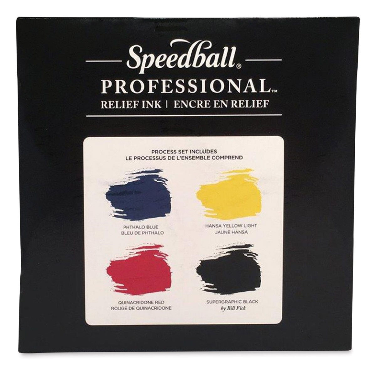 Speedball Professional Relief Ink, 8 Ounces, Set of 4