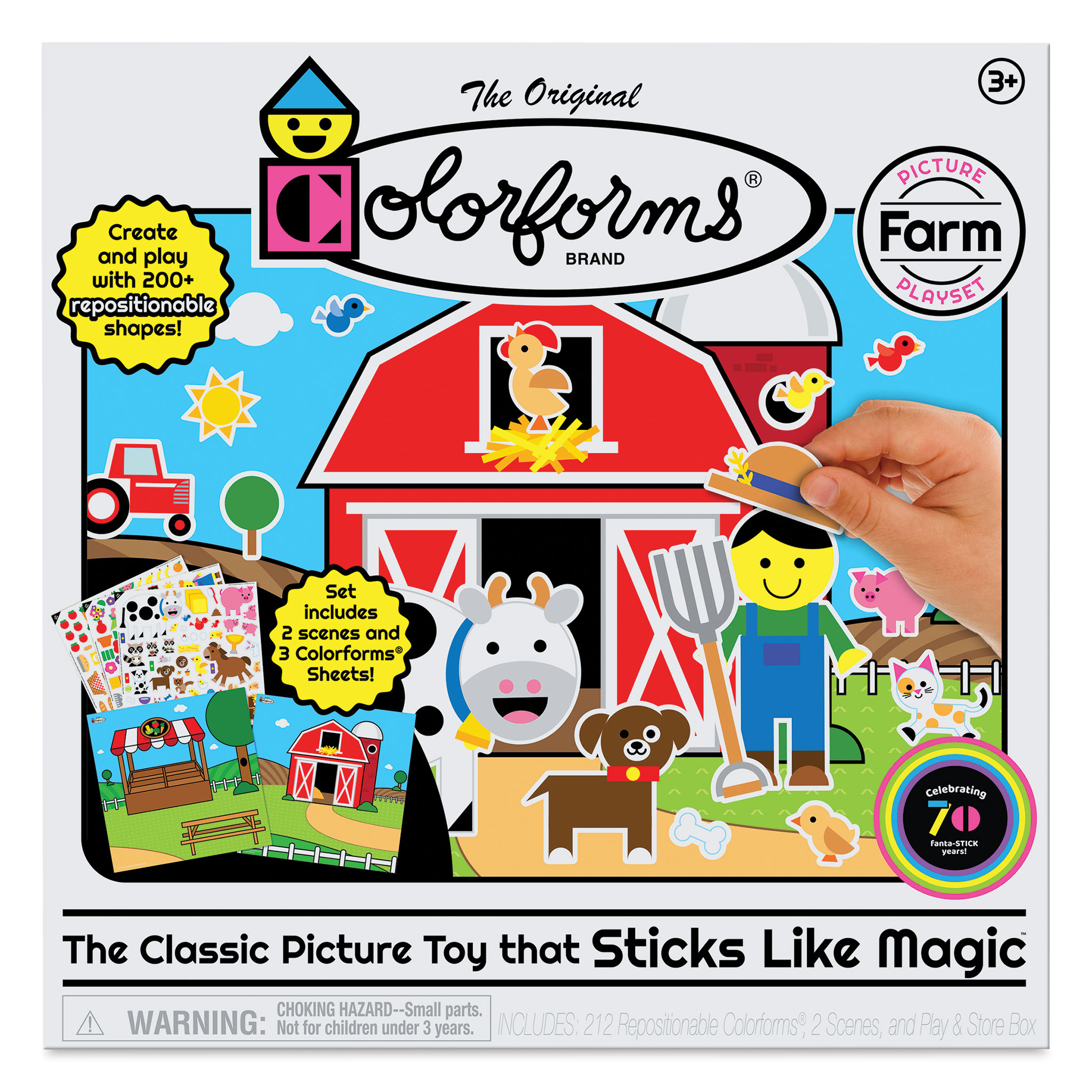 Colorforms Picture Toy 70th Anniversary Set