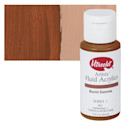 Utrecht Fluid Acrylics - Burnt Sienna, 1 oz bottle