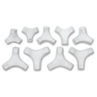 The Ceramic Shop Kiln Stilt A & B Series Variety Set