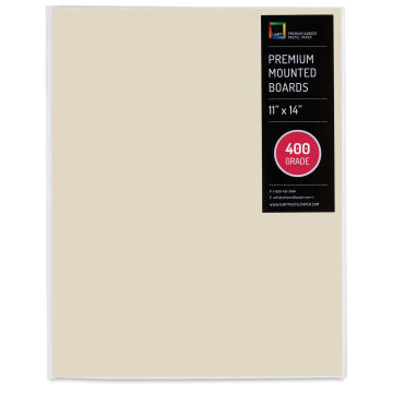 UArt Premium Sanded Pastel Paper Board - 11" x 14", Neutral, 400 Grit