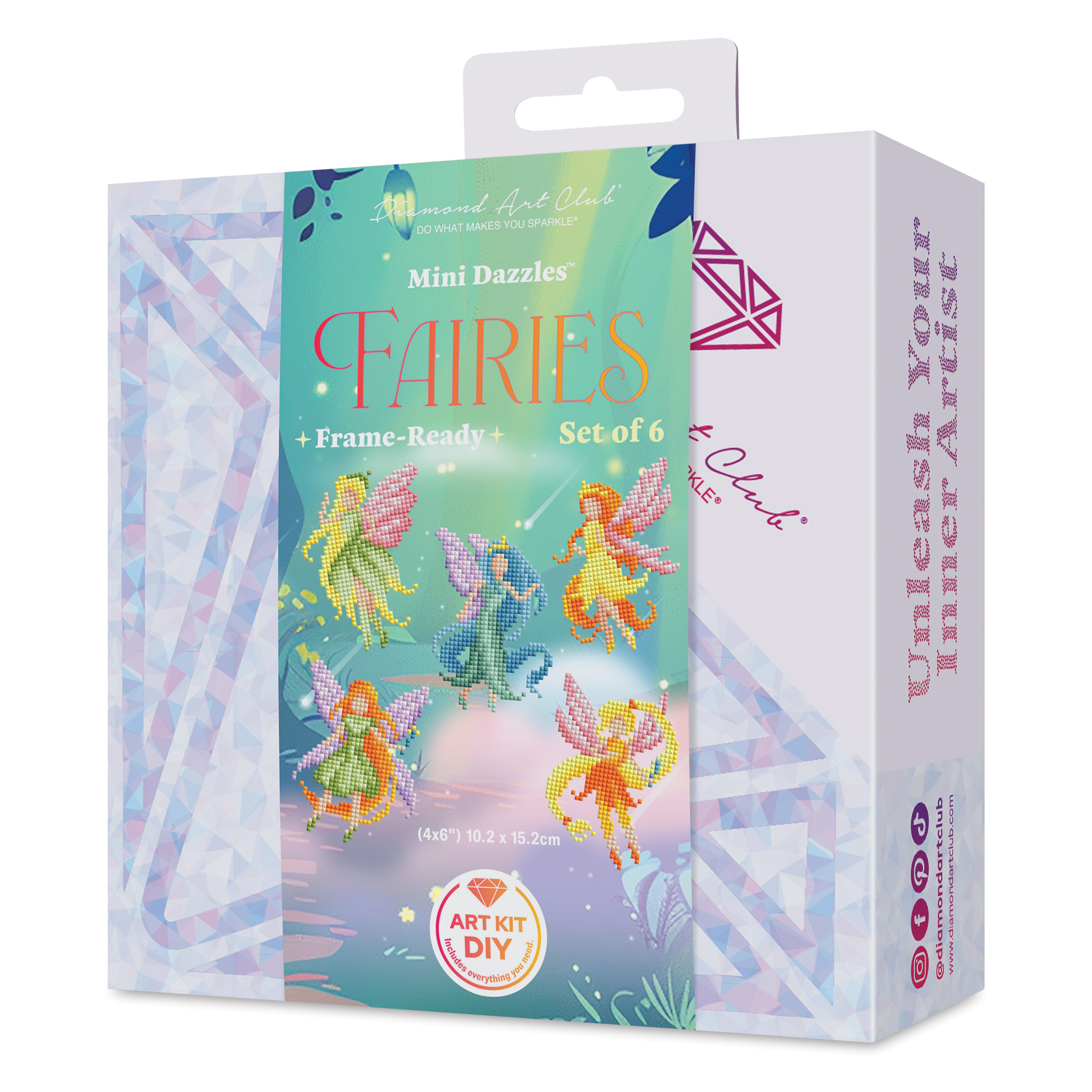 Diamond Art Club Mini Dazzles Kit - Fairies | BLICK Art Materials