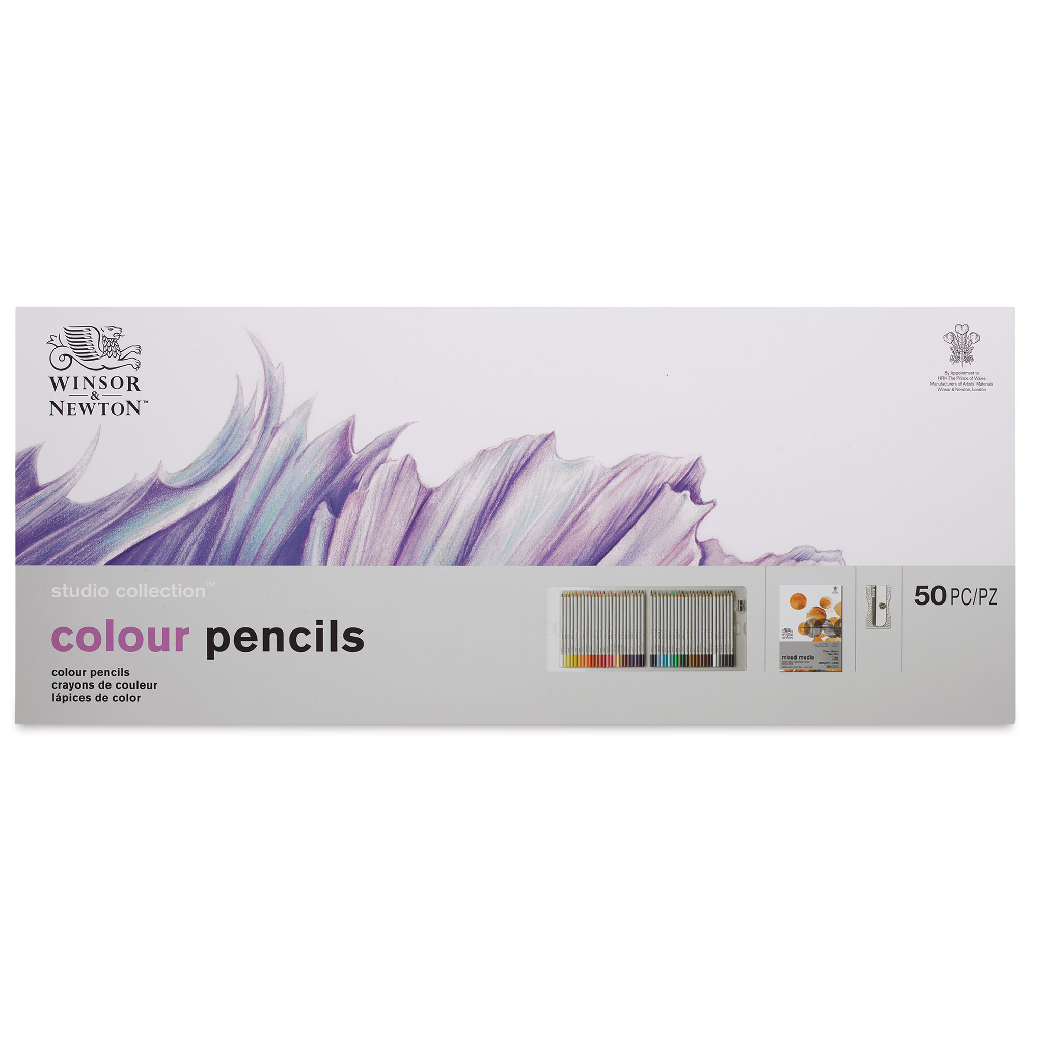 Winsor & Newton Studio Collection Artist Pencils, Color  Pencils, Set of 48