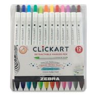 Zebra ClickArt Retractable Markers and Sets