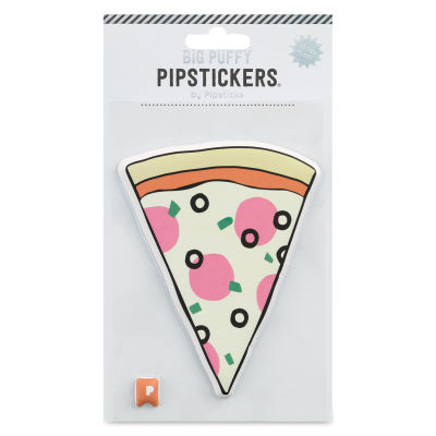 Pipsticks Big Puffy Sticker - Pizza (front of packaging)
