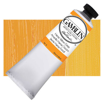 Gamblin Artist's Oil Color - Hansa Yellow Deep, 37 ml tube
