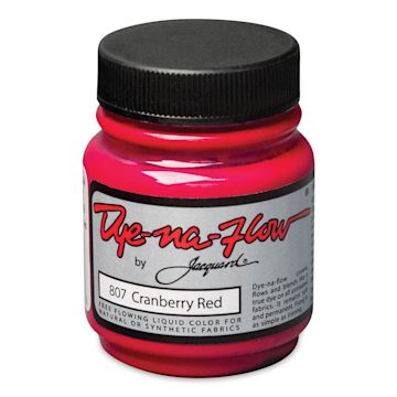 Open in modal - Jacquard Dye-Na-Flow Fabric Color - Cranberry Red, 2.25 oz jar