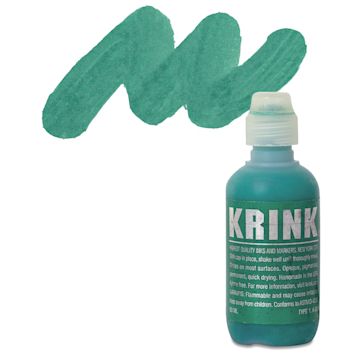 Open in modal - KRINK K-60 Paint Marker - Green marker and swatch