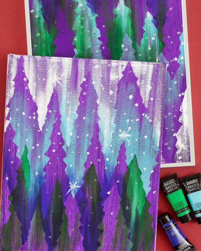 Forest Lights Acrylic Paint Along - Project Ideas