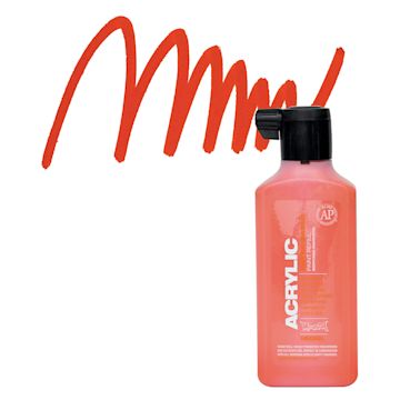 Open in modal - Montana Acrylic Marker Refill - 180 ml, Shock Orange Dark, Refill and swatch