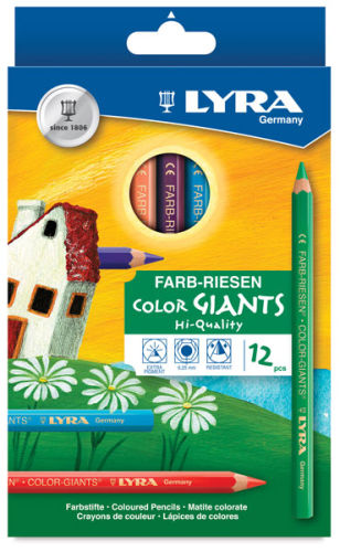 Crayon de couleurs Lyra Color Giants - vert clair