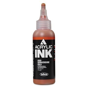 Open in modal - Holbein Acrylic Ink - Quinacridone Gold, 100 ml