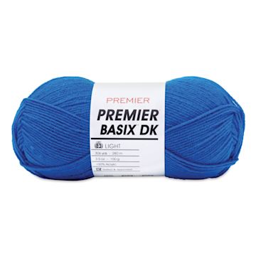 Open in modal - Premier Yarn Basix DK Yarn - Royal Blue, 306 yards