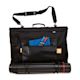 Prat Softside Backpack Portfolio - 18" x 24" x 2 1/2", Black, shown with accessories (not included)